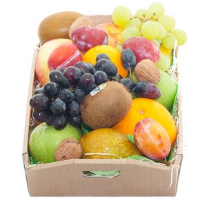 Fruitkistje met seizoensfruit